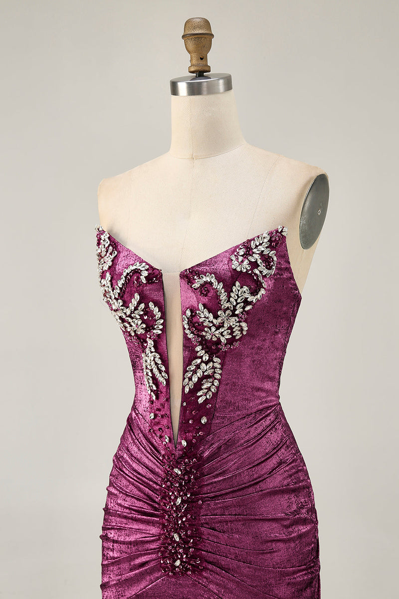 Load image into Gallery viewer, Sparkly Grey Green Metallic Tight Beaded Short Homecoming Dress