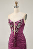Load image into Gallery viewer, Sparkly Golden Ruched Short Tight Homecoming Dress with Beading