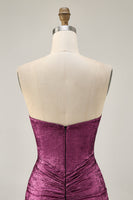 Load image into Gallery viewer, Sparkly Golden Ruched Short Tight Homecoming Dress with Beading