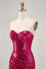 Load image into Gallery viewer, Sparkly Coffee Sweetheart Sequin Short Tight Homecoming Dress