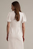 Load image into Gallery viewer, Ivory Short Sleeves A Line Midi Notched Lapel Blazer Dress with Belt