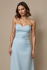 Load image into Gallery viewer, Sweetheart Blue Pencil Midi Semi Formal Dress