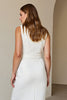 Load image into Gallery viewer, White Peak Lapel Pencil Short Blazer Dress with Belt