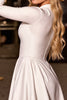 Load image into Gallery viewer, White Corset Long Sleeves Notched Lapel Blazer Dress with Sash