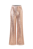 Load image into Gallery viewer, Sparkly Notched Lapel Golden 2 Piece Women Suits with Sleeves