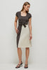Load image into Gallery viewer, Coffee Pencil Square Neck Midi Work Dress with Sleeves