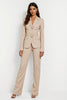 Load image into Gallery viewer, Apricot Long Sleeves 2 Piece Notched Lapel Business Suits with Belt