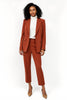 Load image into Gallery viewer, Brick Red Notched Lapel 2 Piece One Button Business Suits