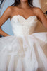 Load image into Gallery viewer, Sparkly White Sweetheart Ruffled Short Homecoming Dress with Sequins