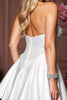 Load image into Gallery viewer, Sparkly White A Line Sweetheart Short Beaded Homecoming Dress