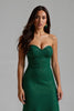 Load image into Gallery viewer, Sparkly Dark Green Sheath Sweetheart Long Holiday Party Dress