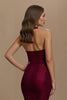 Load image into Gallery viewer, Sparkly Burgundy Mermaid Halter Sequins Long Holiday Party Dress