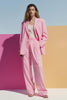 Load image into Gallery viewer, Pink 2 Piece Notched Lapel Women Prom Suits with Sleeves