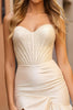 Load image into Gallery viewer, Sparkly Apricot Tight Sweetheart Short Homecoming Dress with Beading