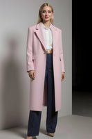 Load image into Gallery viewer, Pink Notched Lapel One Button Notched Lapel Women Blazer