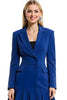 Load image into Gallery viewer, Royal Blue Notched Lapel Single Breasted Short Blazer Dress with Sleeves