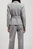Load image into Gallery viewer, Grey 2 Piece Notched Lapel Long Sleeves Slim Fit Business Suits