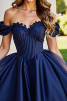 Load image into Gallery viewer, Black Corset A Line Short Tulle Homecoming Dress