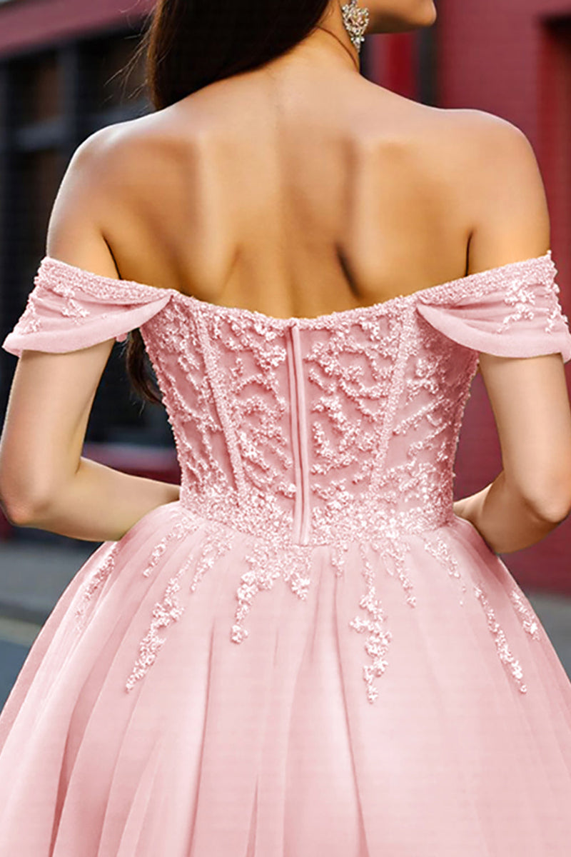Load image into Gallery viewer, Mint Green A Line Corset Tulle Short Homecoming Dress with Lace