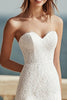 Load image into Gallery viewer, Lace Ivory Sweetheart Bodycon Midi Bachelorette Dress