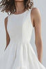 Load image into Gallery viewer, Ivory A Line High-Low Boho Western Wedding Dress with Ruffles