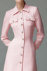 Load image into Gallery viewer, Pink Collar Single Breasted Short Blazer Dress with Sleeves