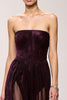 Load image into Gallery viewer, Simple Coffee Sheath Strapless Long Evening Dress