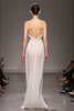 Load image into Gallery viewer, Elegant Ivory Sheath Strapless Ruched Long Evening Dress
