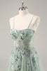 Load image into Gallery viewer, Sparkly Navy Corset Long Sweetheart Prom Dress with Appliques