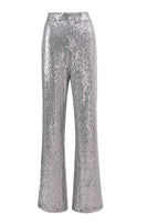 Load image into Gallery viewer, Sparkly Silver Sequin Notched Lapel 2 Piece Women Prom Suits