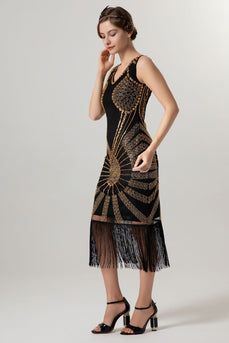 flapper dress mini Roaring 20s 1920s Mini Flapper Dress Sleeveless The Great Gatsby Flapper Girl Sequins Fringe V Neck Fancy Dress Women's Christmas Carnival Evening Party Wedding speakeasy Adults Dress 2026