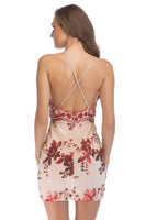 Load image into Gallery viewer, Sparkly Short Black Tight Sequin Homecoming Dress with Slit