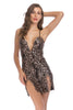Load image into Gallery viewer, Sparkly Short Black Tight Sequin Homecoming Dress with Slit