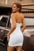 Load image into Gallery viewer, Sparkly White Floral Tight Sequined Short Homecoming Dress