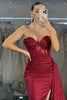 Load image into Gallery viewer, Sparkly Black Sweetheart Mermaid Long Corset Prom Dress with Beading