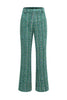 Load image into Gallery viewer, 2 Piece Dark Green Tweed Plaid Women Prom Suits