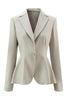 Load image into Gallery viewer, 2 Piece Grey Green One Button Notched Lapel Women Prom Suits