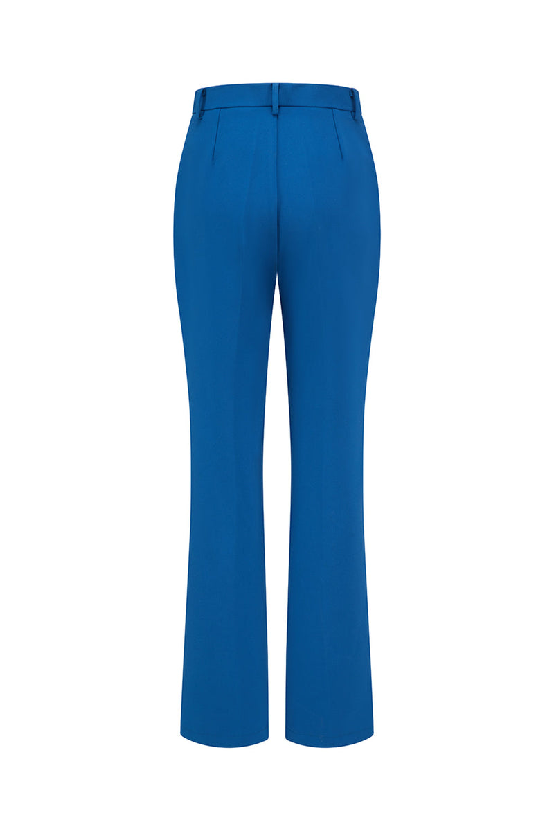 Load image into Gallery viewer, Dark Blue Peak Lapel 2 Piece Single Breasted Prom Suits