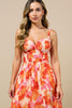 Load image into Gallery viewer, Sunset A Line Chiffon Short Wedding Guest Dress with Pleats