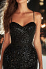 Load image into Gallery viewer, Sparkly Black Sequins Cami Short Tight Cocktail Dress