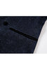 Load image into Gallery viewer, Sparkly Navy 2 Piece Shawl Lapel Prom Homecoming Men&#39;s Suits