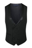 Load image into Gallery viewer, Sparkly 3 Piece Black Prom Homecoming Men&#39;s Suits with Rhinestones