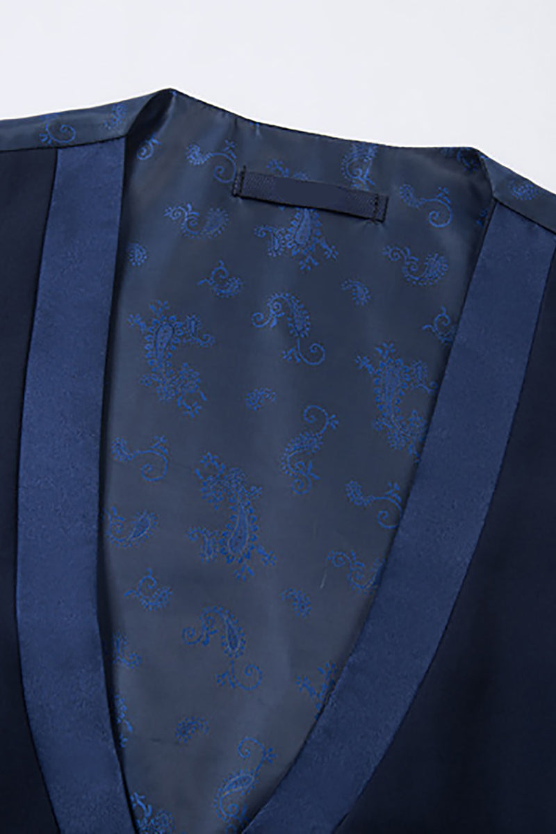 Load image into Gallery viewer, Sparkly 3 Piece Black Prom Homecoming Men&#39;s Suits with Rhinestones