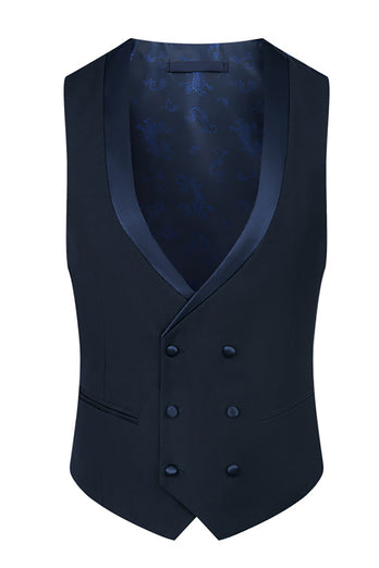 Sparkly 3 Piece Black Prom Homecoming Men's Suits with Rhinestones