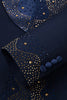Load image into Gallery viewer, Sparkly 3 Piece Black Prom Homecoming Men&#39;s Suits with Rhinestones