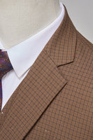 Load image into Gallery viewer, Sparkly Coffee 2 Piece Notched Lapel Prom Homecoming Men&#39;s Suits