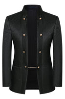 Load image into Gallery viewer, 3 Piece Khaki Double Breasted Jacquard Prom Homecoming Men&#39;s Suits