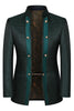 Load image into Gallery viewer, 3 Piece Khaki Double Breasted Jacquard Prom Homecoming Men&#39;s Suits