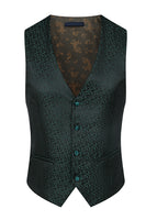 Load image into Gallery viewer, 3 Piece Khaki Double Breasted Jacquard Prom Homecoming Men&#39;s Suits