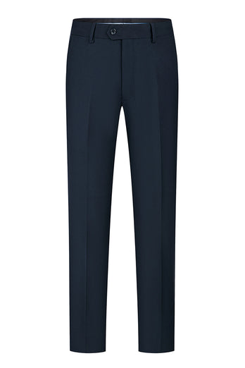 3 Piece Khaki Double Breasted Jacquard Prom Homecoming Men's Suits